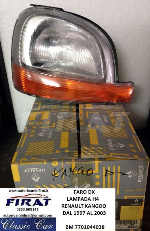 FARO RENAULT KANGOO 97 - 03 DX